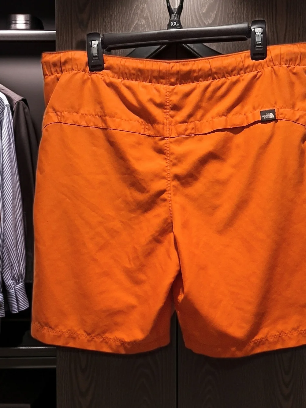 The North Face Orange Performance Shorts With Mesh Lining Size Regular S/P